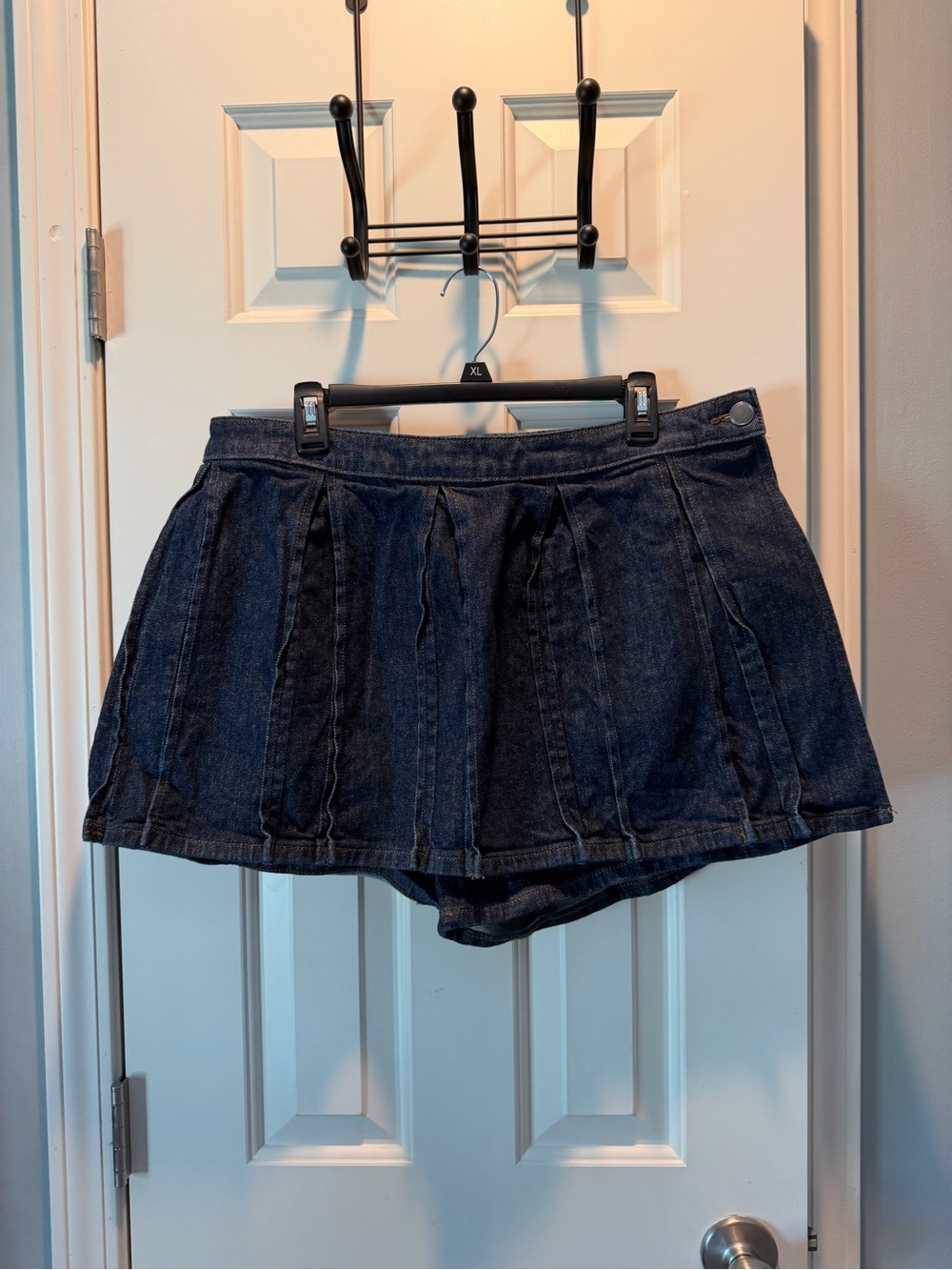 torrid Dark Indigo Denim Pleated Skort